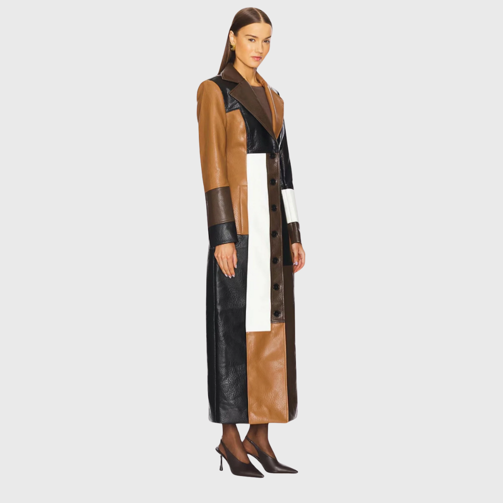 Maria - Cappotto lungo patchwork
