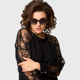 Lauren - Abito elegante di pizzo preta