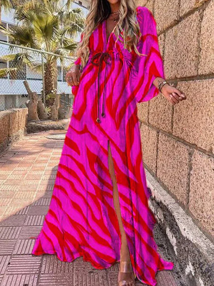 Daria - Vestito Kaftan per Vacanze da Donna