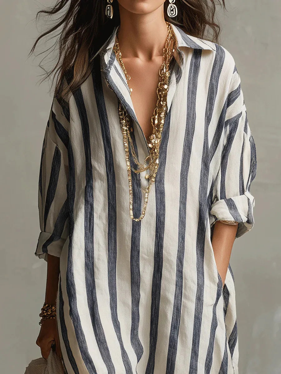 Pepa | Abito camisero lungo da donna