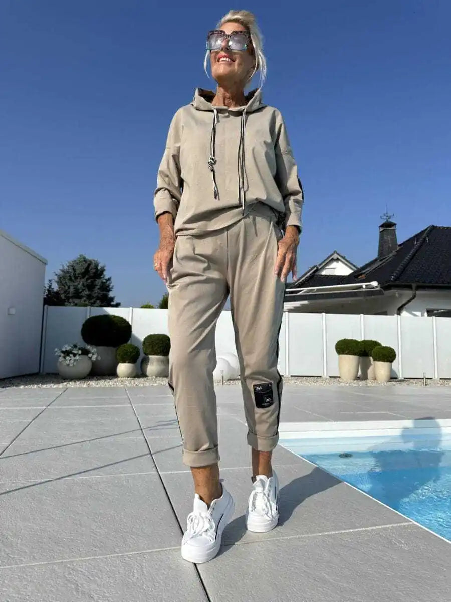 Eugénie | Set Lounge Due Pezzi con Cappuccio da Donna