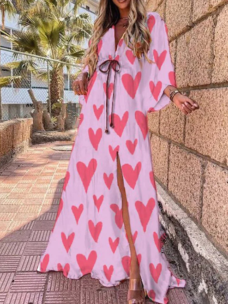 Daria - Vestito Kaftan per Vacanze da Donna
