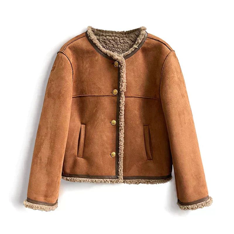 Cappotto con bordo in sherpa Lilian-Thouram Toteme