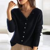Alfonsa - Elegante cappotto in maglia per Donna