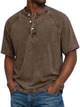 Felipe - Camicia vintage con bottoni per uomo
