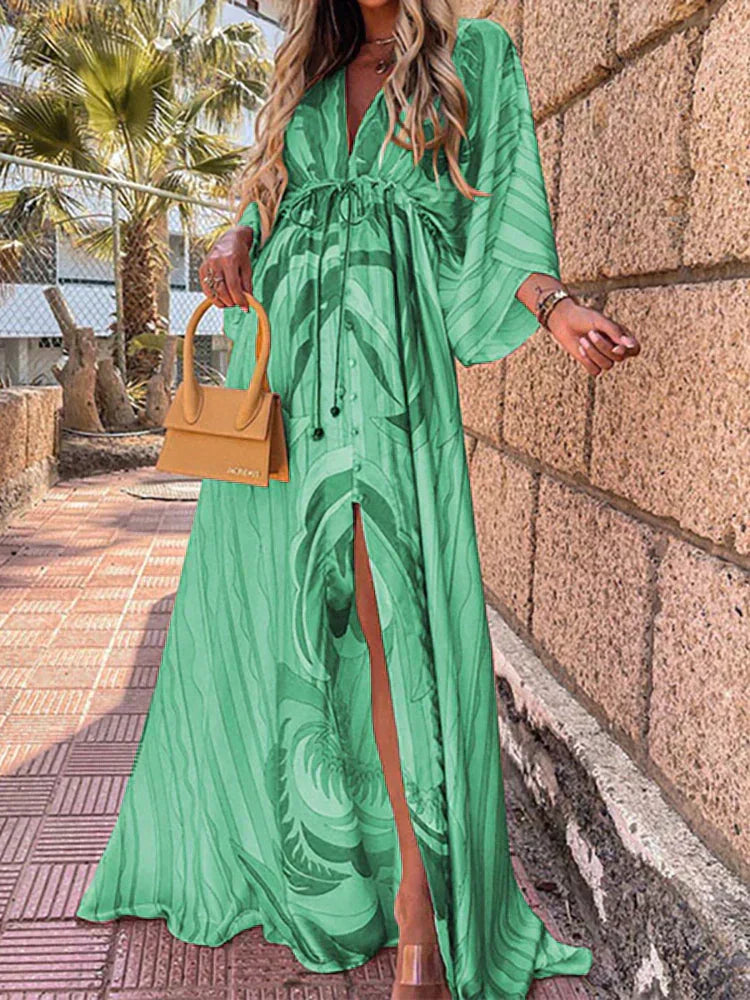 Daria - Vestito Kaftan per Vacanze da Donna