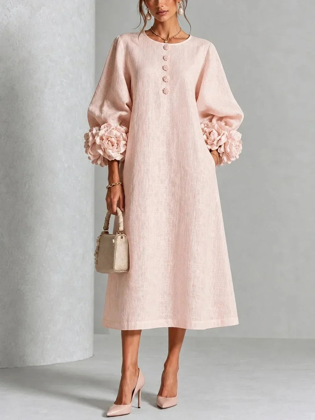 Rosalie | Vestito Floral Midi per Donna