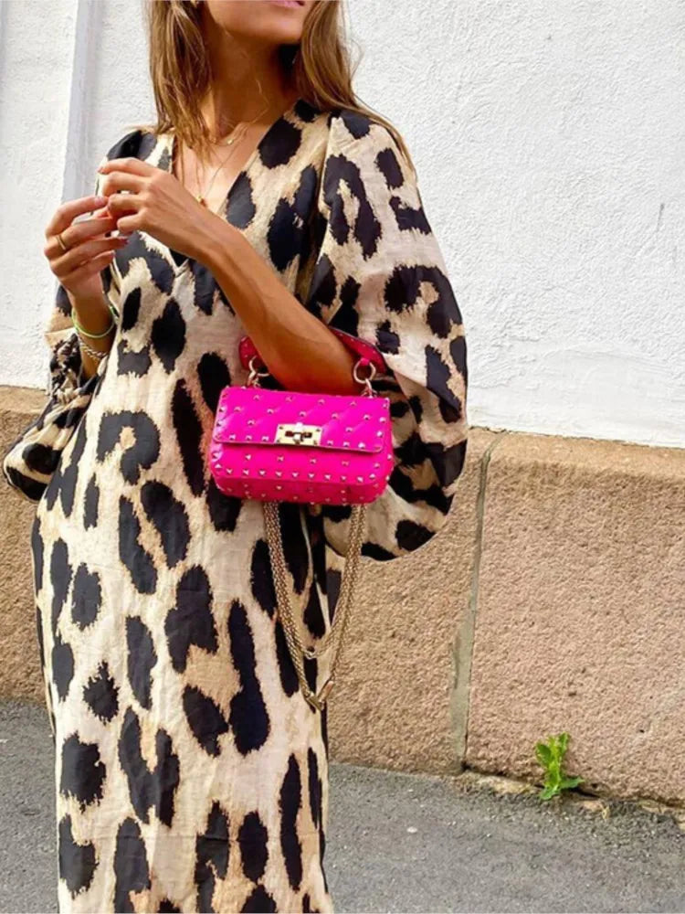 Lisa™ - Abito con stampa leopardata