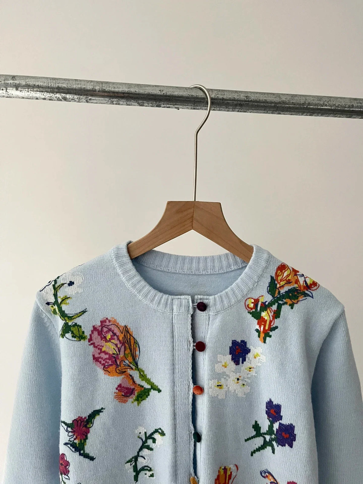 Sahara | Cardigan Elegante con Fiori da Donna