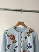 Sahara | Cardigan Elegante con Fiori da Donna