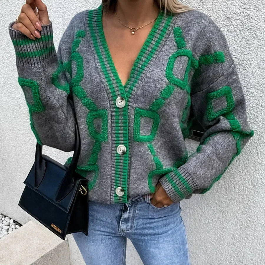 Nanette | Gilet moderno con design geométrico