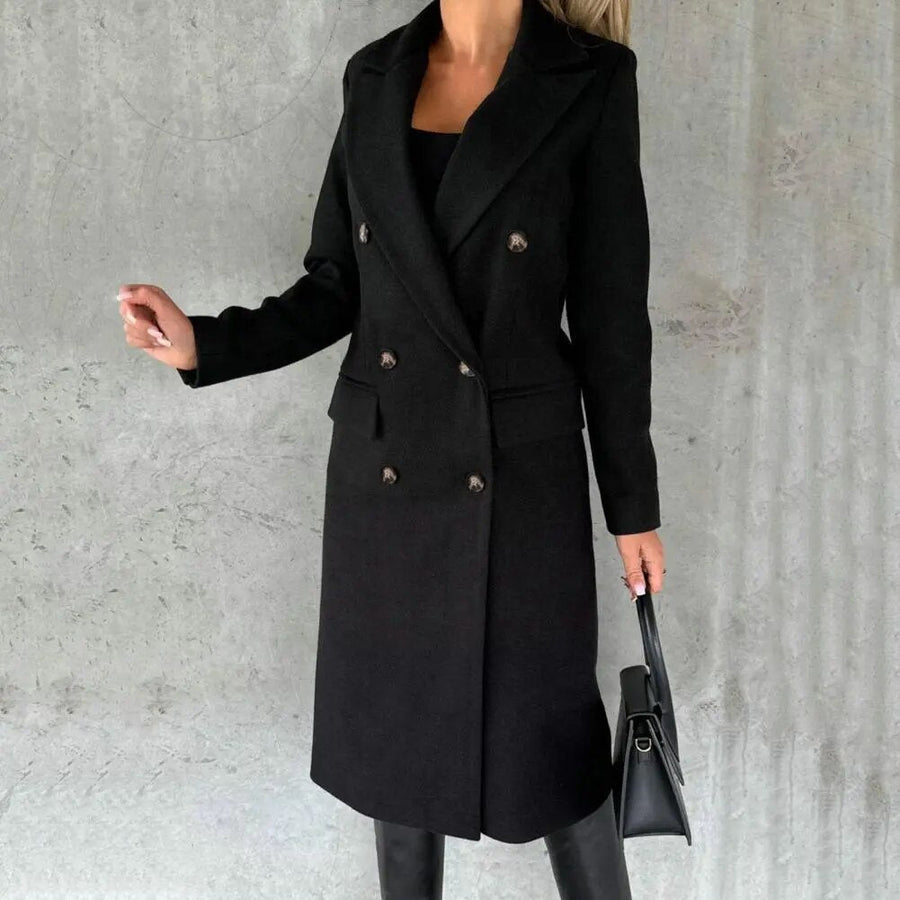 DESIREE™ | CAPPOTTO LUNGO CON DOPPIA ABBOTTONATURA