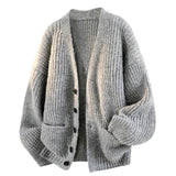 Nathaniel | Cardigan Relaxato con Scollatura a V per Uomo
