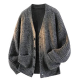 Nathaniel | Cardigan Relaxato con Scollatura a V per Uomo