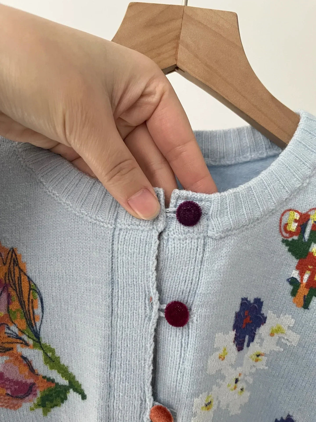 Sahara | Cardigan Elegante con Fiori da Donna