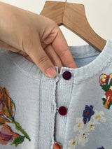 Sahara | Cardigan Elegante con Fiori da Donna