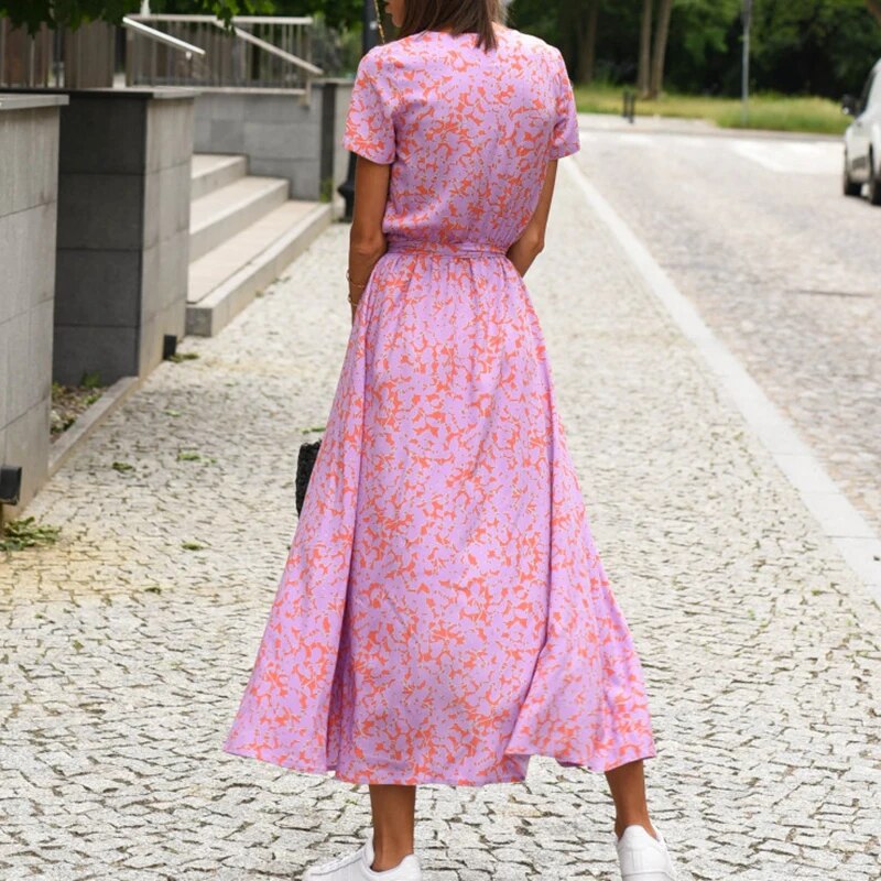 Anna™ Abito da donna con stampa floreale primavera/estate