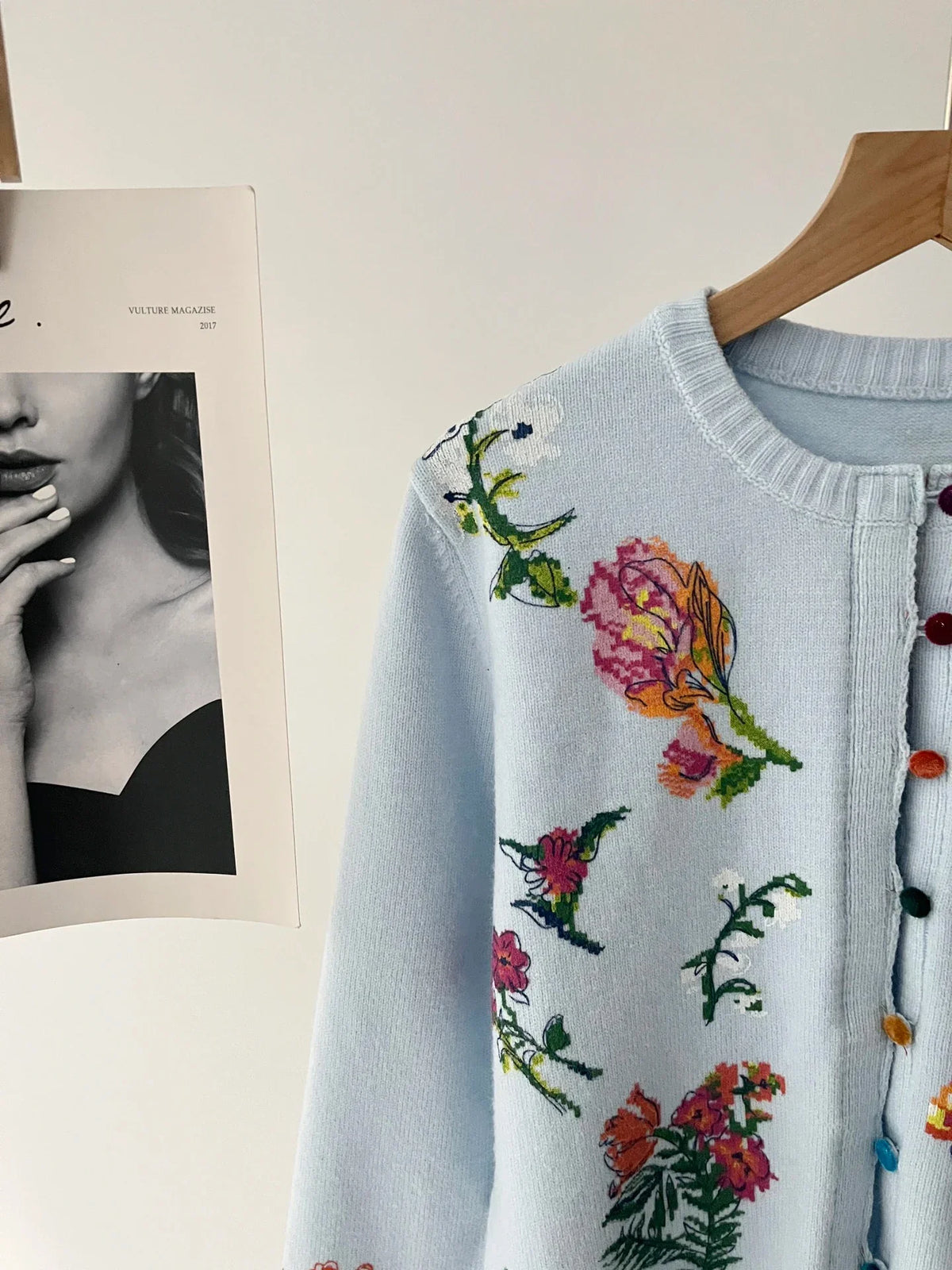 Sahara | Cardigan Elegante con Fiori da Donna
