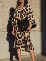 Lisa™ - Abito con stampa leopardata