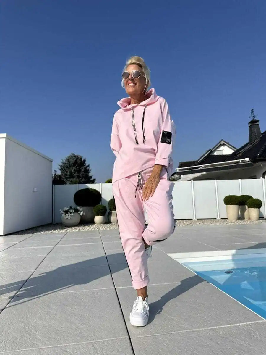 Eugénie | Set Lounge Due Pezzi con Cappuccio da Donna