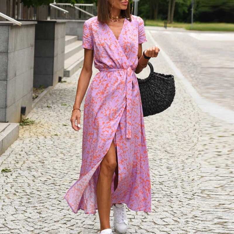 Anna™ Abito da donna con stampa floreale primavera/estate