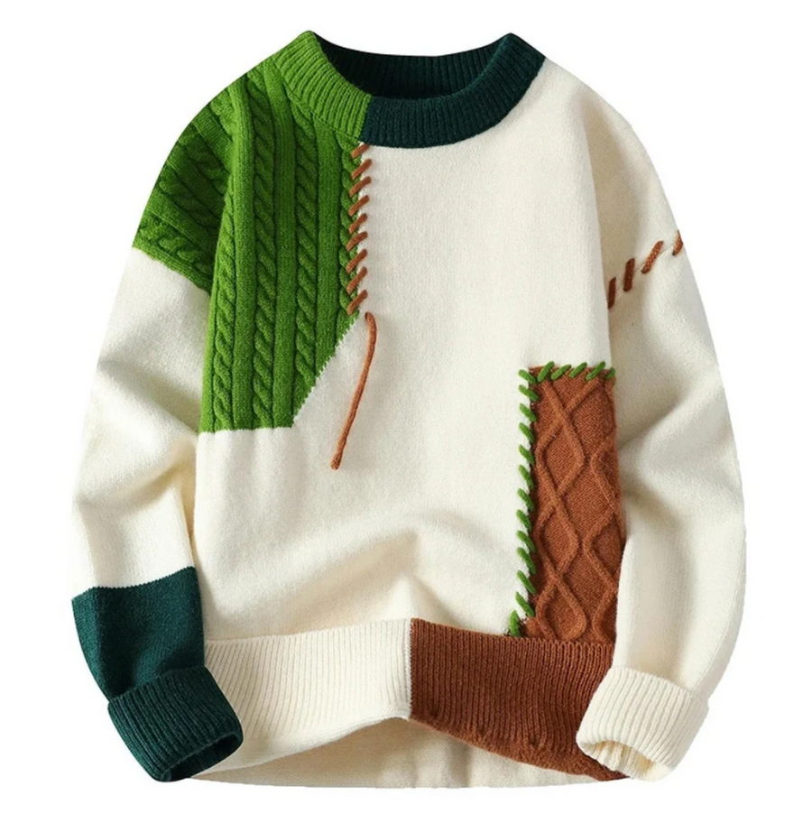 LightTap | Maglione Patchwork da Donna