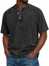 Felipe - Camicia vintage con bottoni per uomo