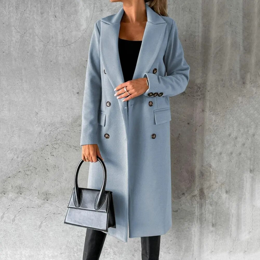 DESIREE™ | CAPPOTTO LUNGO CON DOPPIA ABBOTTONATURA