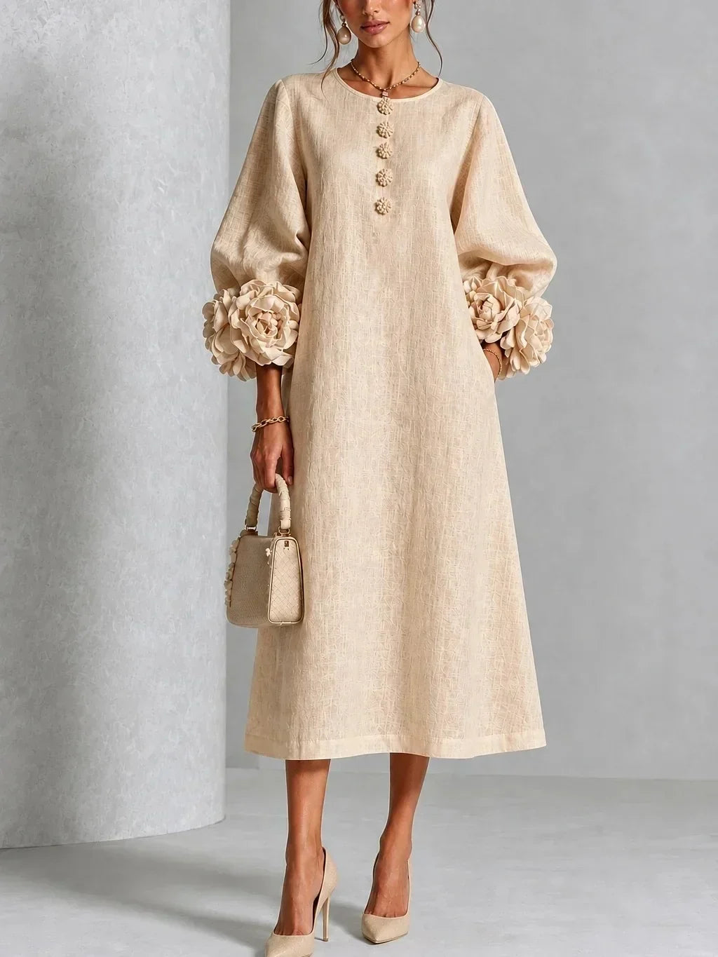 Rosalie | Vestito Floral Midi per Donna