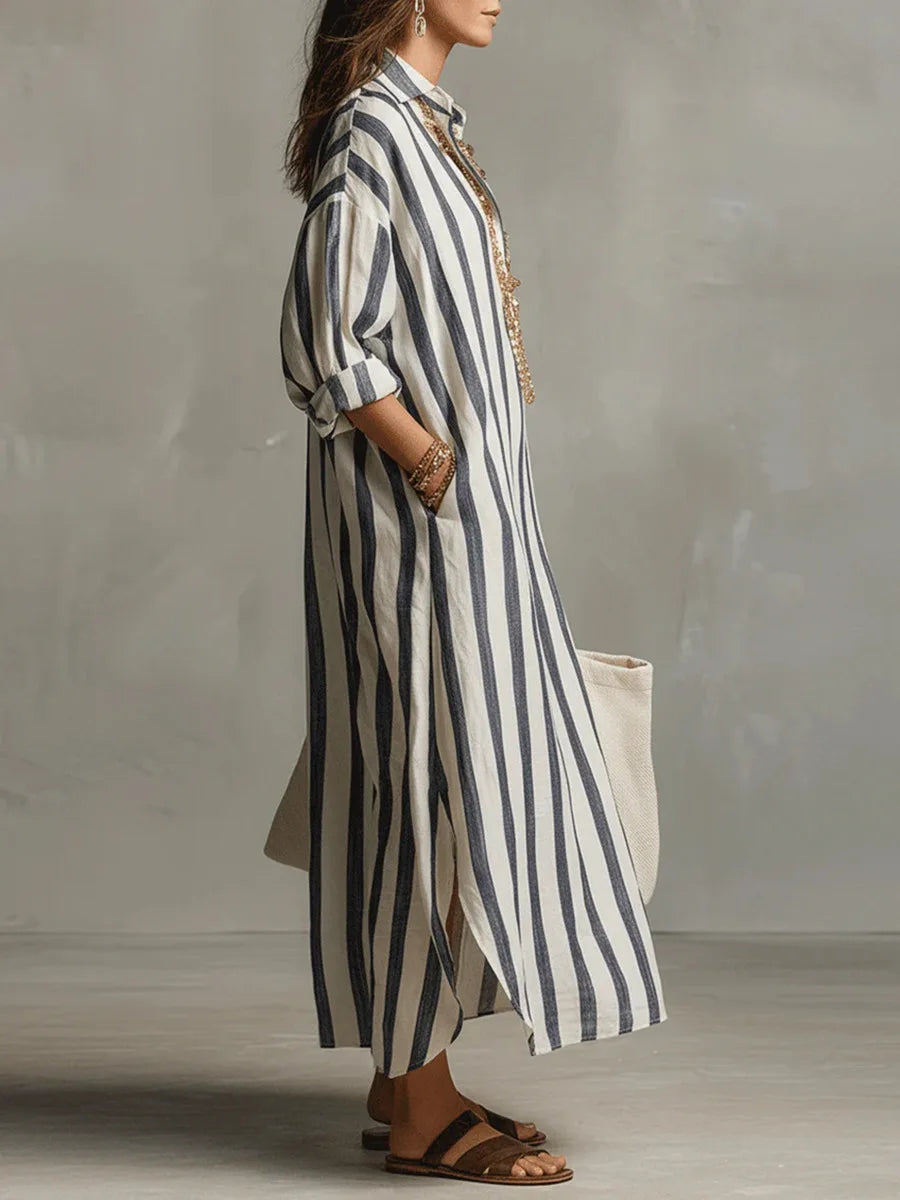 Pepa | Abito camisero lungo da donna