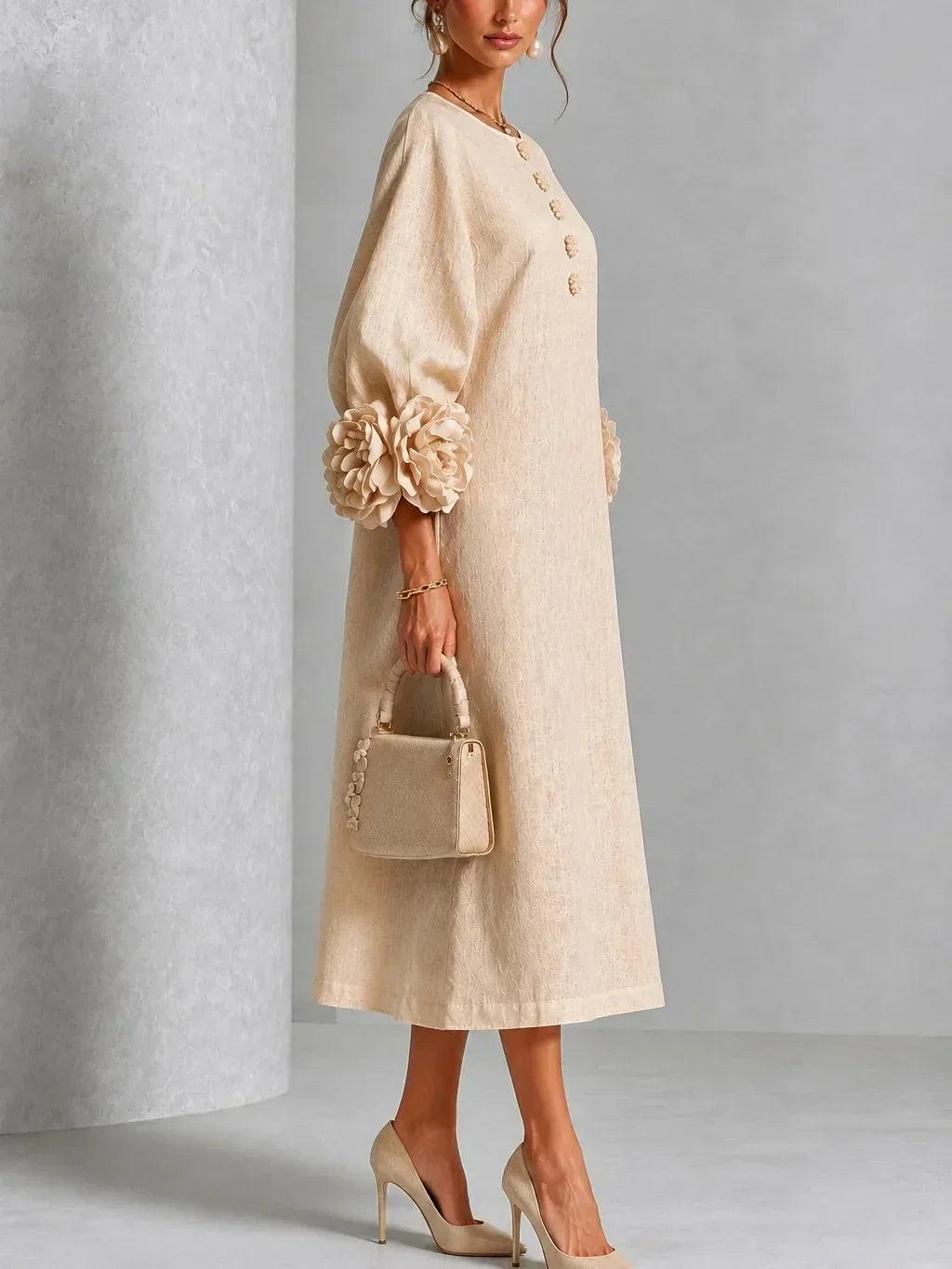 Rosalie | Vestito Floral Midi per Donna