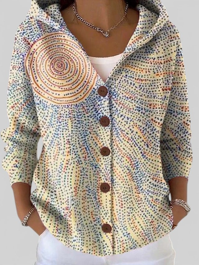 Carmen™ | Cardigan longo artístico e caldo