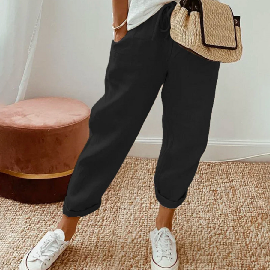 Tilda™ | Pantaloni Eleganti in Lino da Donna