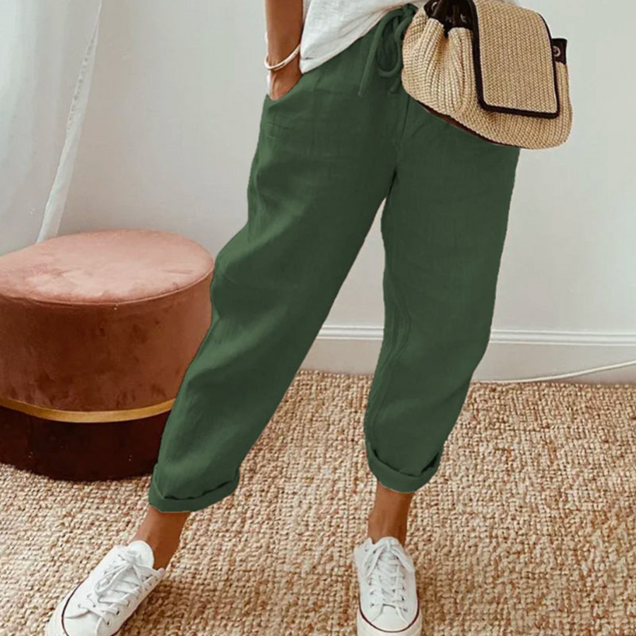 Tilda™ | Pantaloni Eleganti in Lino da Donna