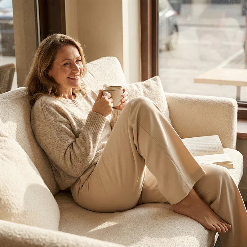 Eddi | Pantaloni eleganti a vita alta dal taglio dritto