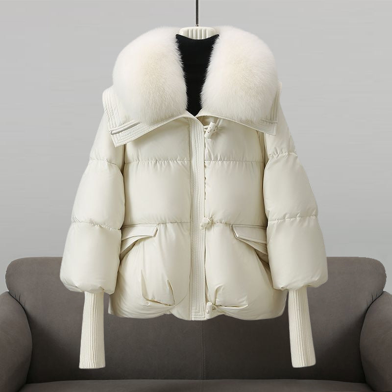 VALERIA™ | Cappotto in Piume Caldo e Glamour da Donna