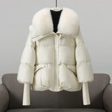 VALERIA™ | Cappotto in Piume Caldo e Glamour da Donna