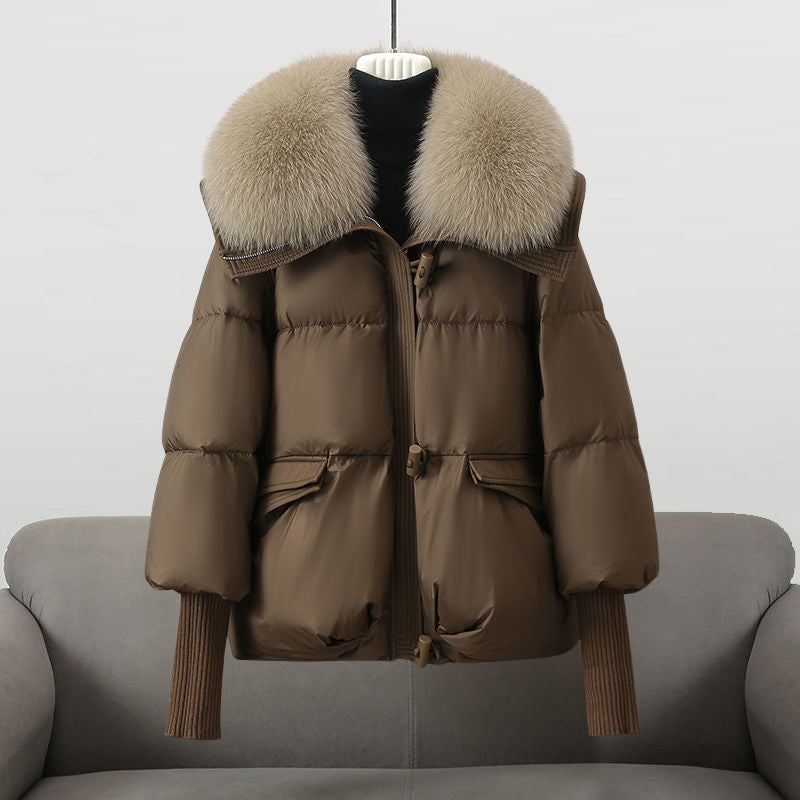 VALERIA™ | Cappotto in Piume Caldo e Glamour da Donna