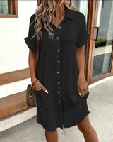 Renata™ - Abito polo oversize in tessuto