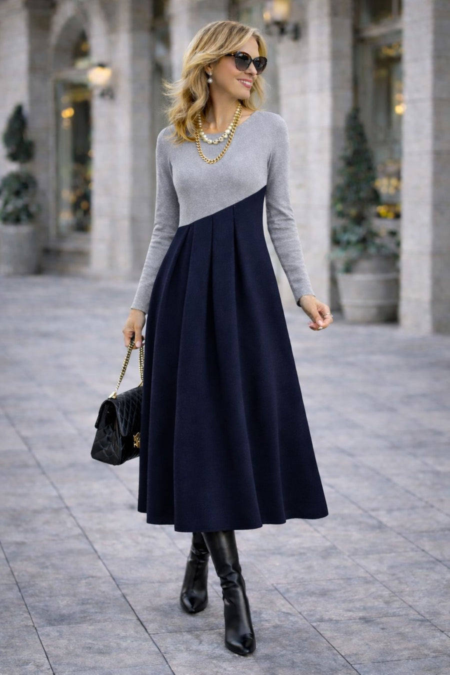 Eliara™ | Abito di Muher lungo elegante e intemporal