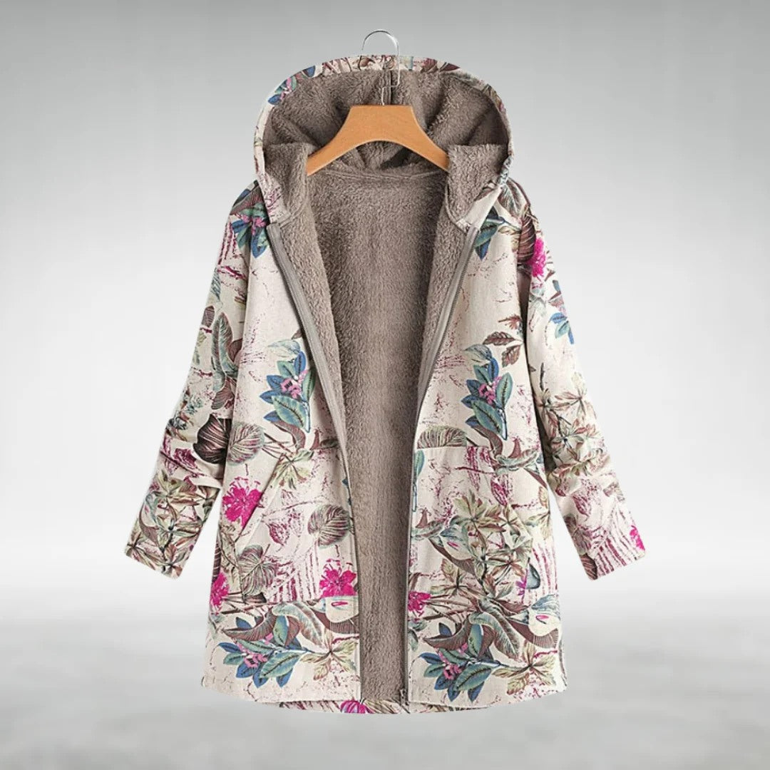 Sofia™ | Giacca in Lana Floreale Stilosa da Donna