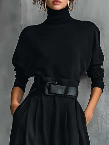 JULIET | Set Collo Alto e Pantaloni Dritti da Donna