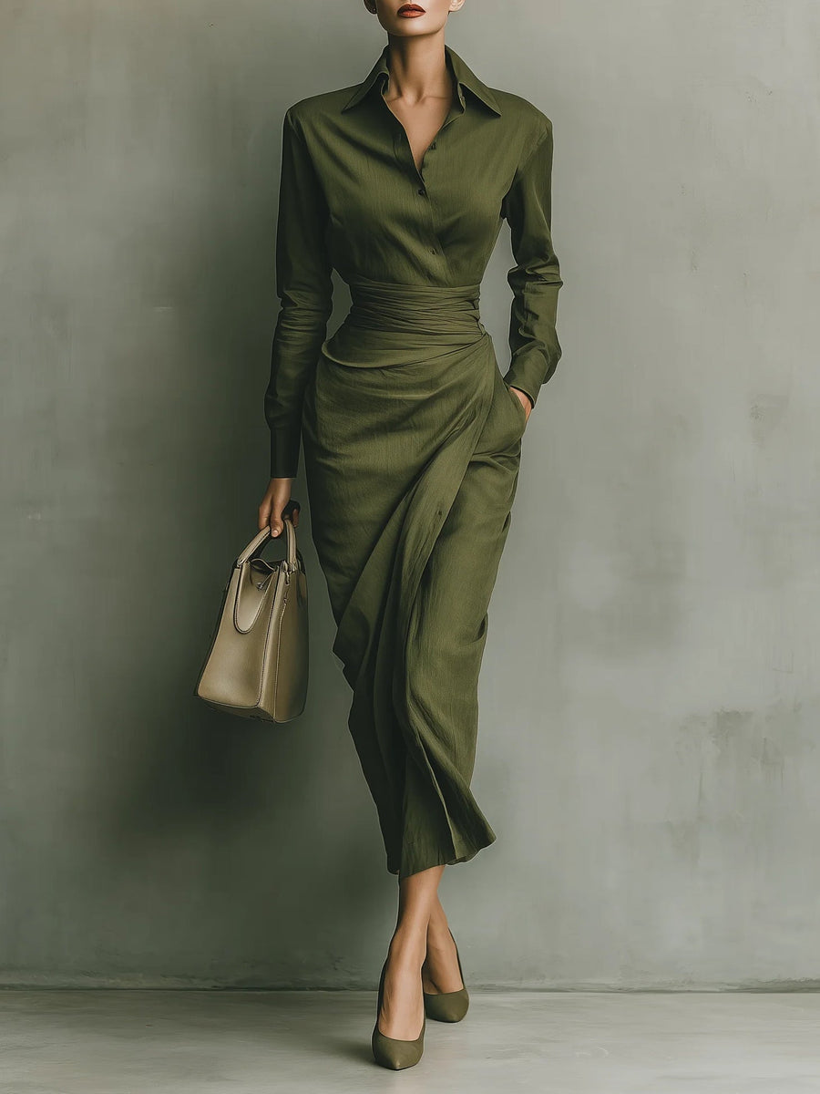 Narelle™ | Abito envolvente elegante e ajustado