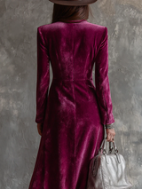 Vivienne | Blazer in Velluto Lussuoso con Bottoni