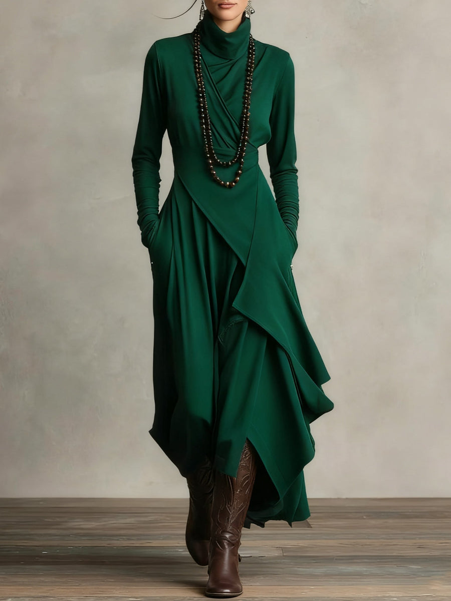 Daniela | Abito Lungo Asimmetrico Elegante da Donna