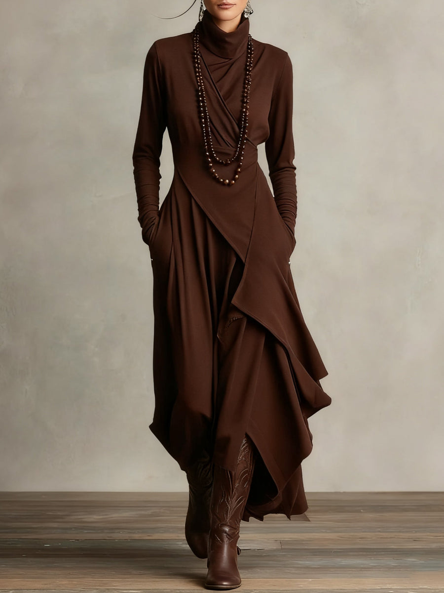 Daniela | Abito Lungo Asimmetrico Elegante da Donna
