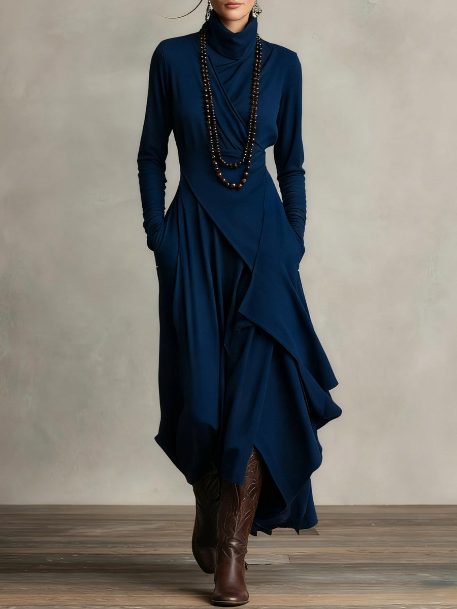 Daniela | Abito Lungo Asimmetrico Elegante da Donna