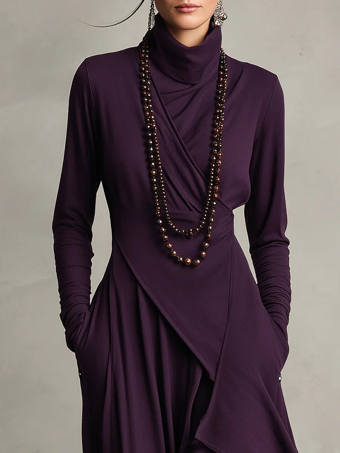 Daniela | Abito Lungo Asimmetrico Elegante da Donna