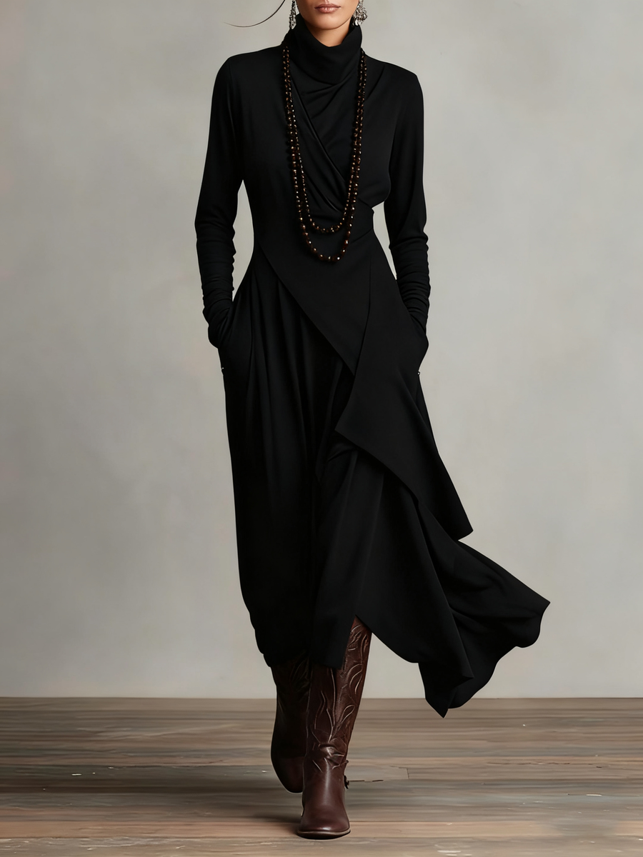 Daniela | Abito Lungo Asimmetrico Elegante da Donna
