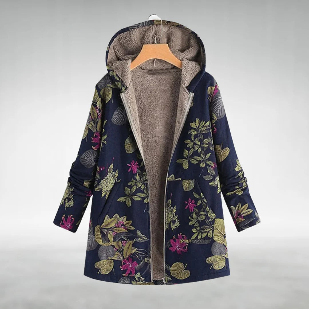 Sofia™ | Giacca in Lana Floreale Stilosa da Donna